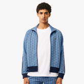 Lacoste Paris Monogram Zipped Sweatshirt